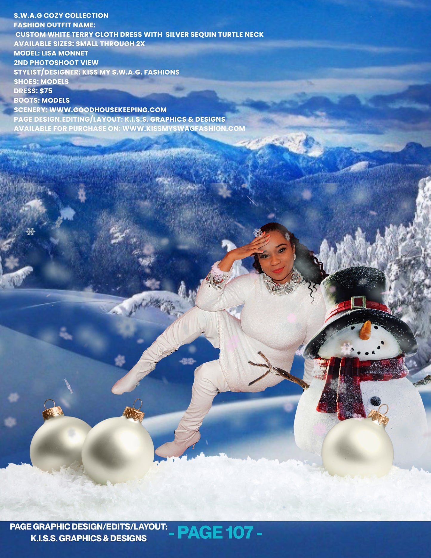 ICE QUEEN DRESS WITH SILVER EMBELLISHMENTS