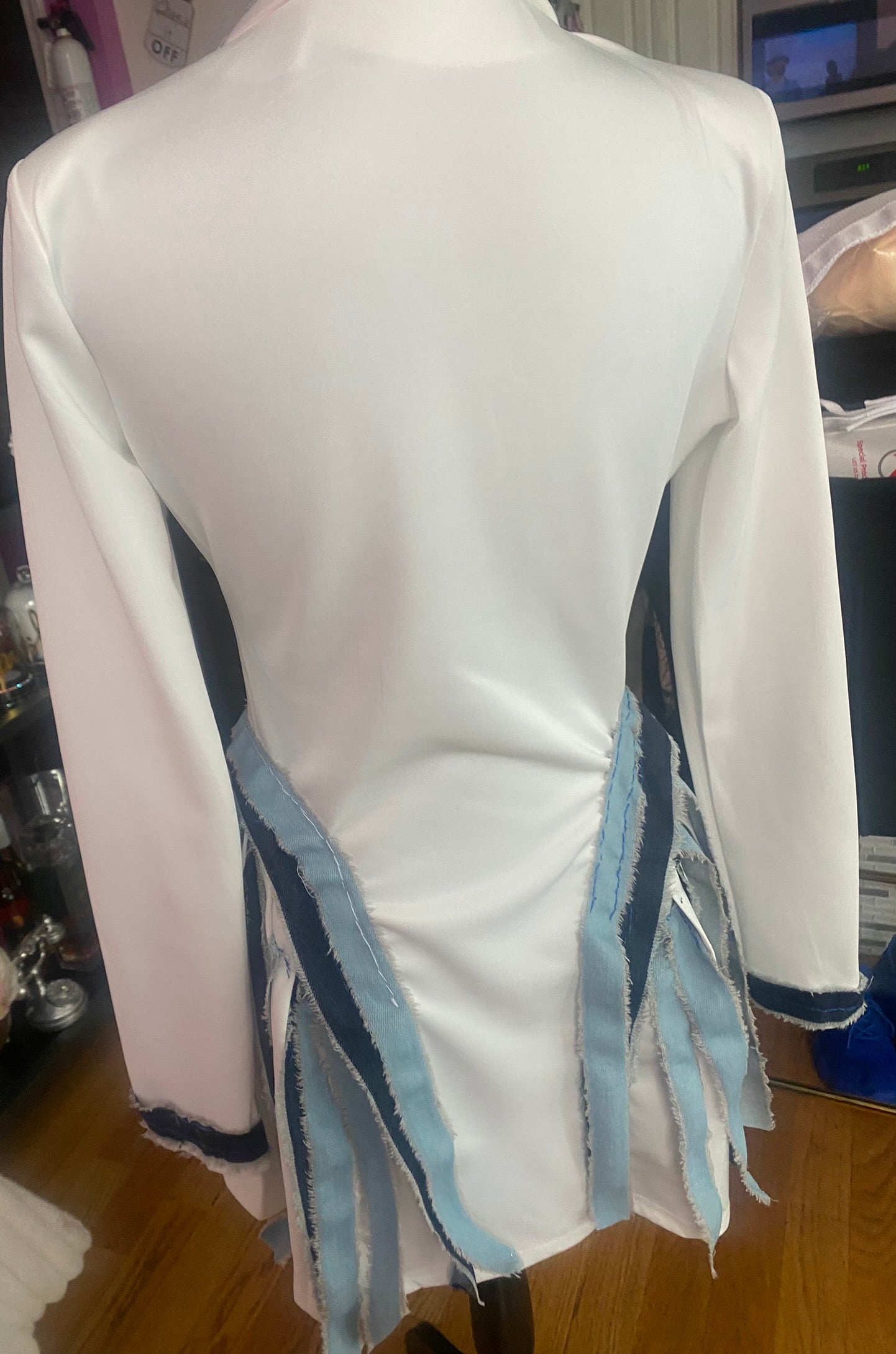 School Girl Dress Blue Jean