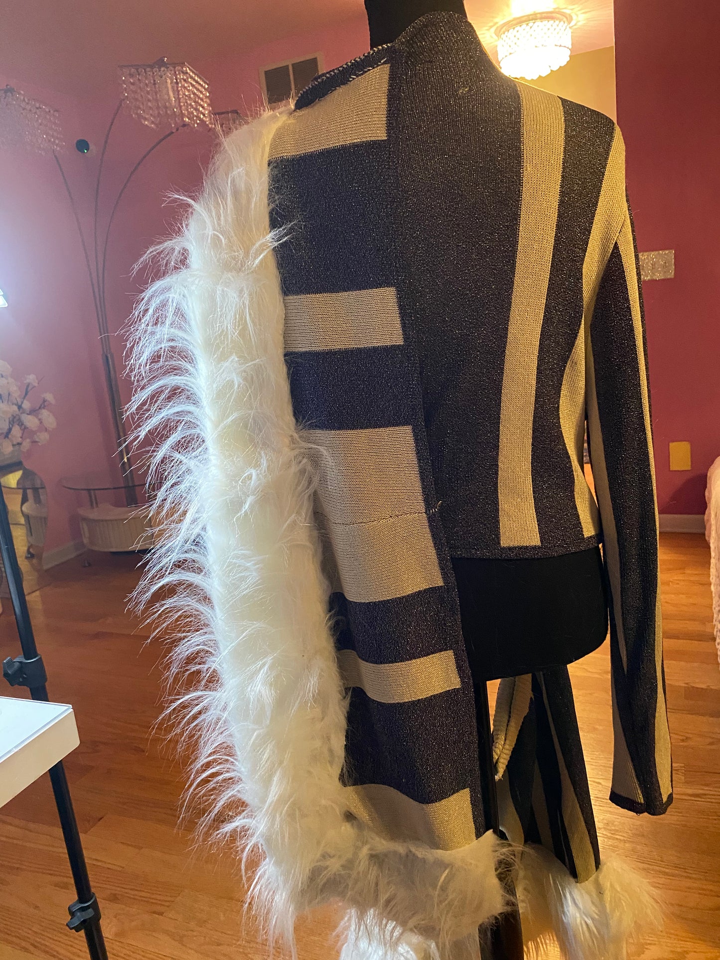 Pinstriped Classic Faux